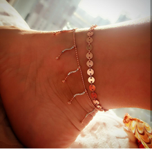 Coins Body Chain Adjustable Anklet| 925 Sterling Silver