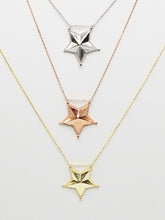 Plain  Sheriff Star Necklace | 925 Sterling Silver