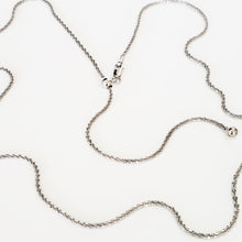 Sparkle Twist Necklace Adjustable Length Italian Chain| 925 Sterling Silver as a choker or as a necklace all up to you!
