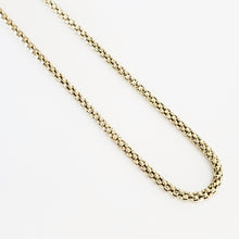 14 K Gold Vermeil Popcorn Necklace Chain | 925 Sterling Silver