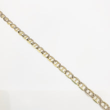 Sparkle 14K Gold Italian Flat Mariner 56cm /22.04" Necklace Chain| 925 Sterling Silver