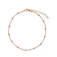 Gold Ball Body Chain Anklet925 Sterling Silver