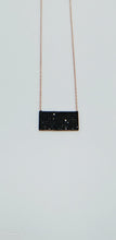925 Sterling Silver Colorful Rectangle Necklace