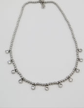 Dangle Italian Bead Necklace | 925 Sterling Silver