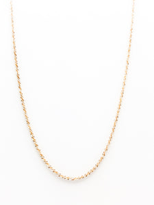 Sparkle Twist Mix Italian Necklace Chain| 925 Sterling Silver