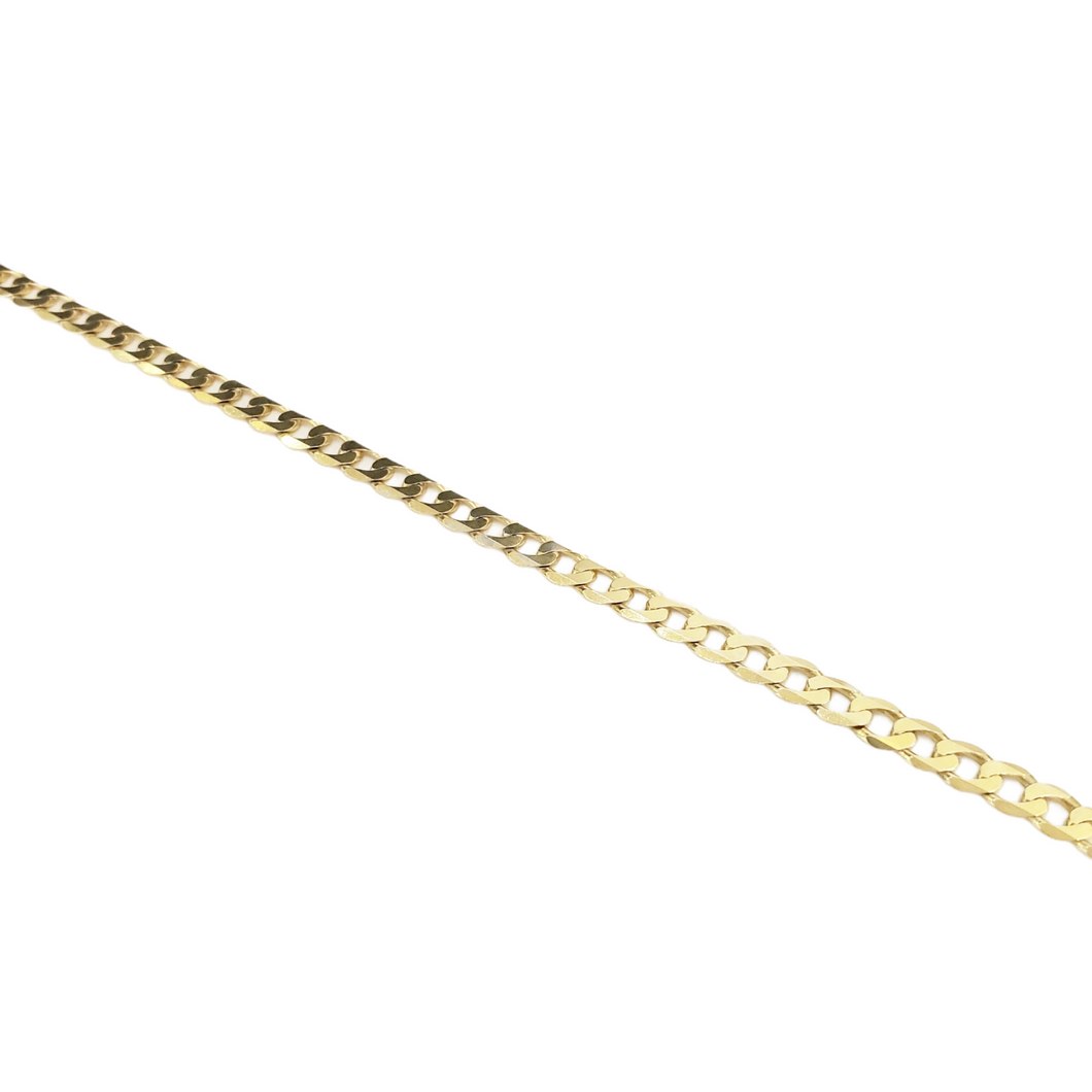 14 K Gold vermeil 24.02in (61cm) Cuban Chain Necklace with or without pendant | 925 Sterling Silver