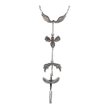Archangel Michael Angel Wings Solid 925 Sterling Silver Slave Bracelet Adjustable Hand Chain| 925 Sterling Silver