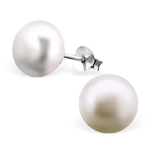 925 Sterling Silver Pink Fresh Water Pearl Globe Earrings