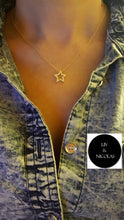 Solid 925 Sterling Silver  Cubic Zircon Star Necklaces