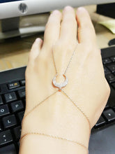 Moon Adjustable Hand Chain Slave Bracelet 925 Sterling Silver