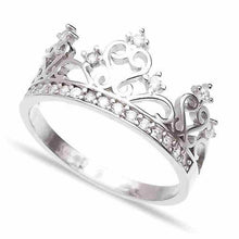Zircon Crown Ring - 2 | 925 Sterling Silver